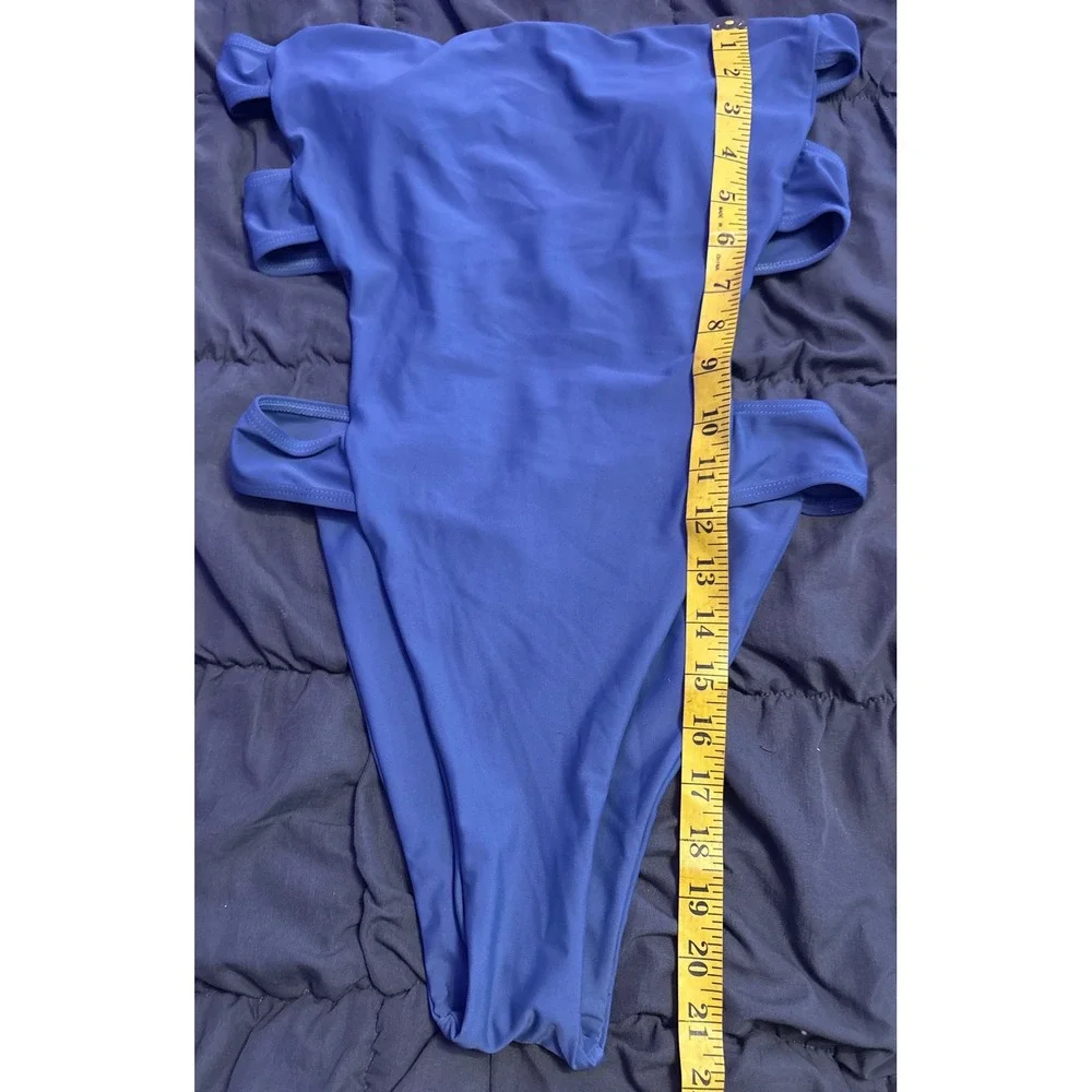 ZAFUL Cutout One Piece Swimsuit Periwinkle Blue Size 6